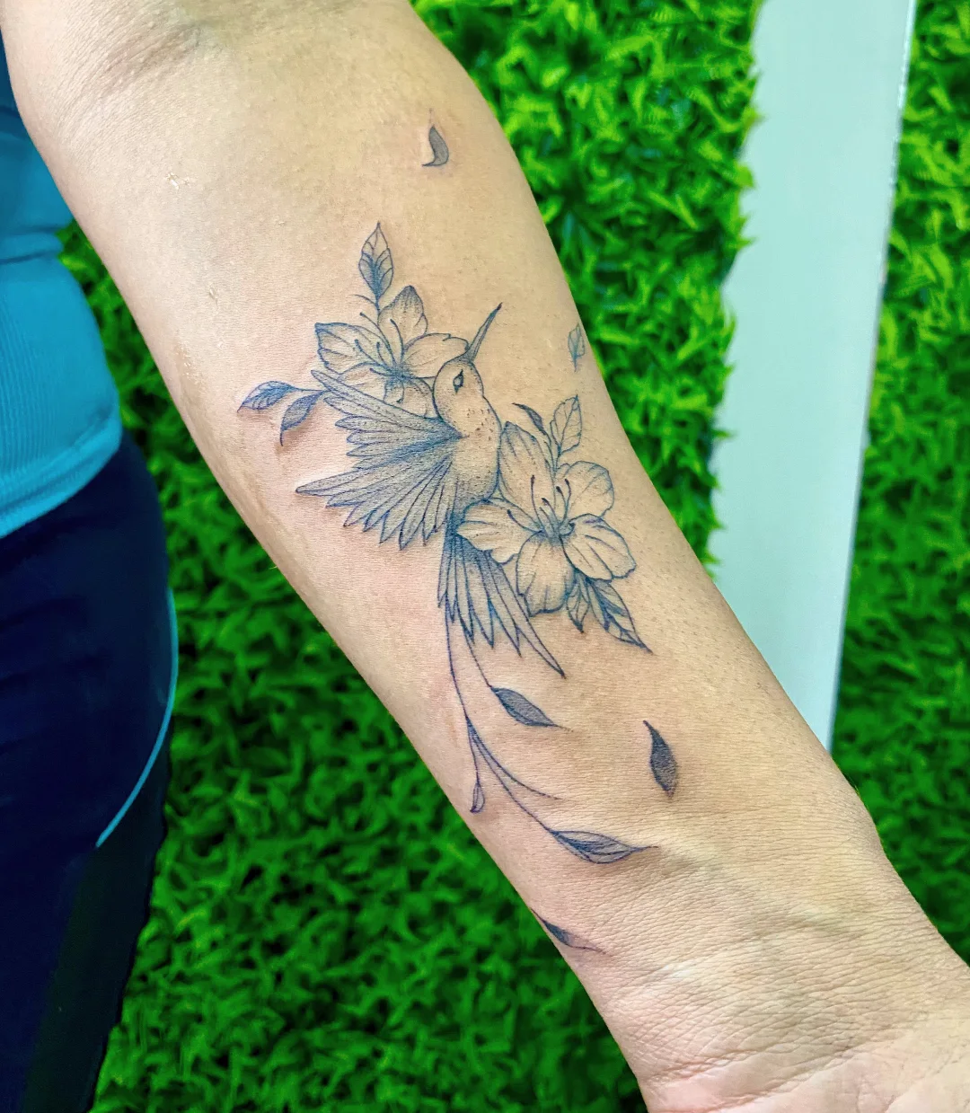 Tattoo botânico delicada 2 Tattoo botânico delicada 2