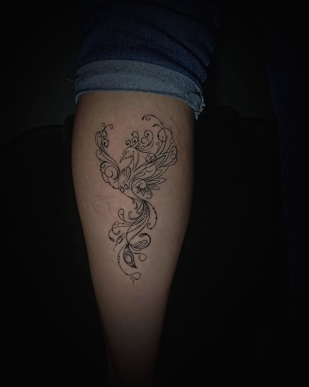 Tattoo botânico delicada 4 Tattoo botânico delicada 4